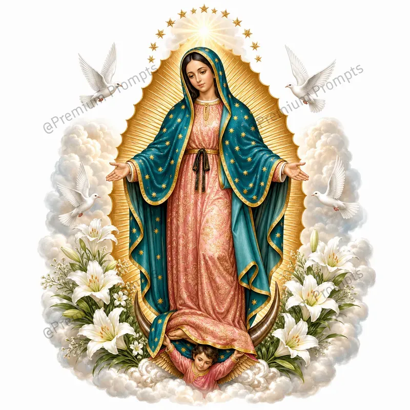 Virgin Of Guadalupe Sacred Cliparts