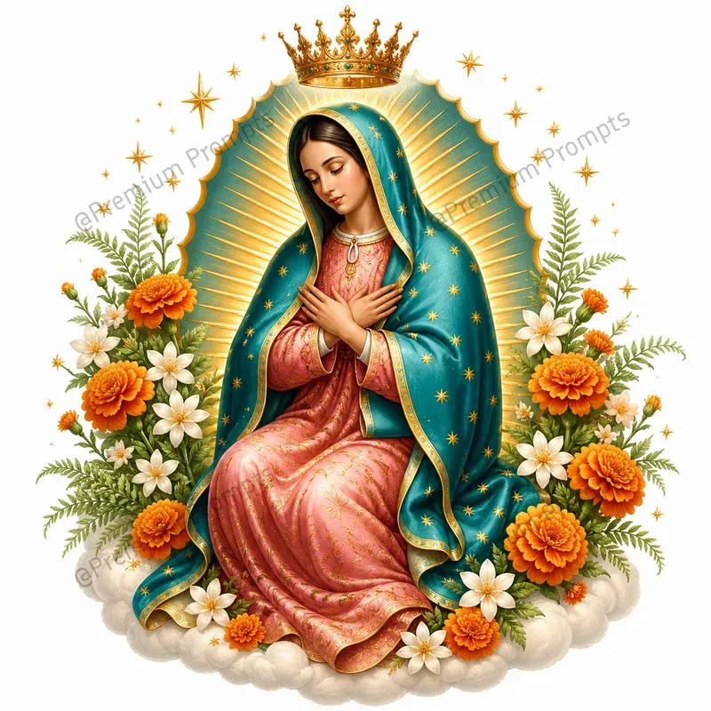 Virgin Of Guadalupe Sacred Cliparts