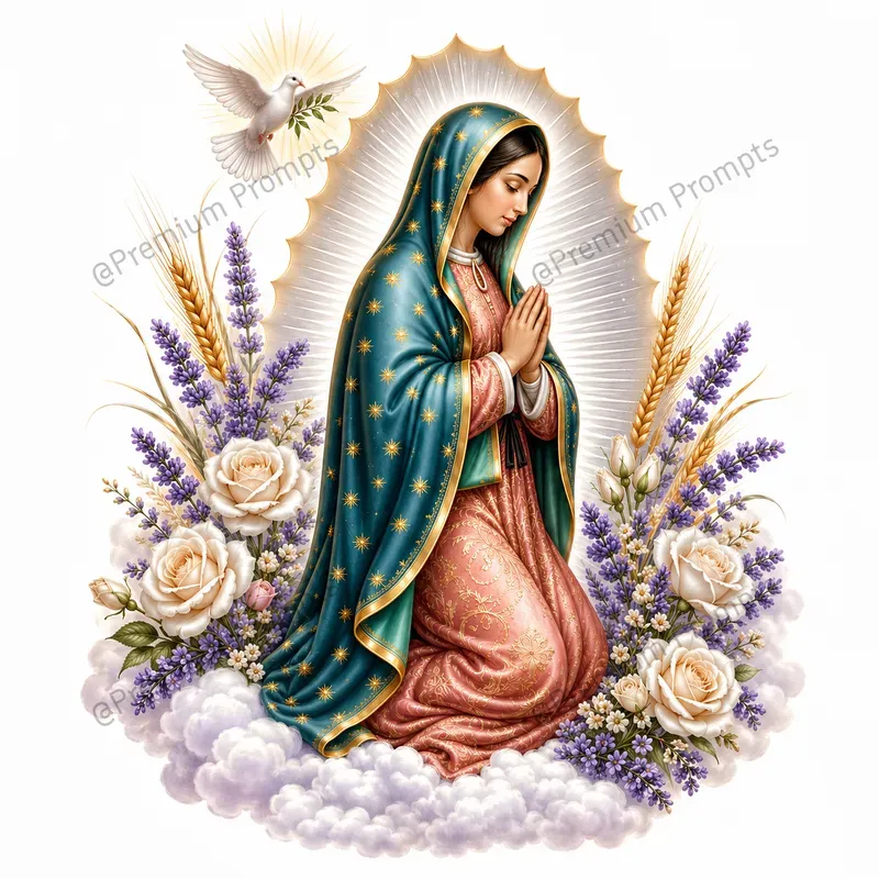 Virgin Of Guadalupe Sacred Cliparts