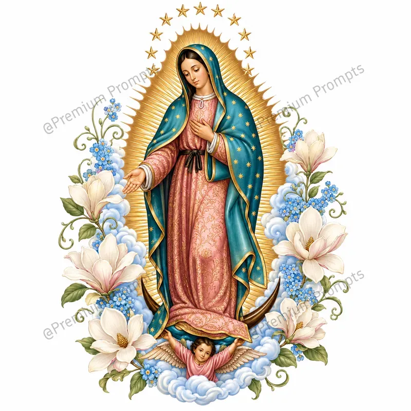 Virgin Of Guadalupe Sacred Cliparts