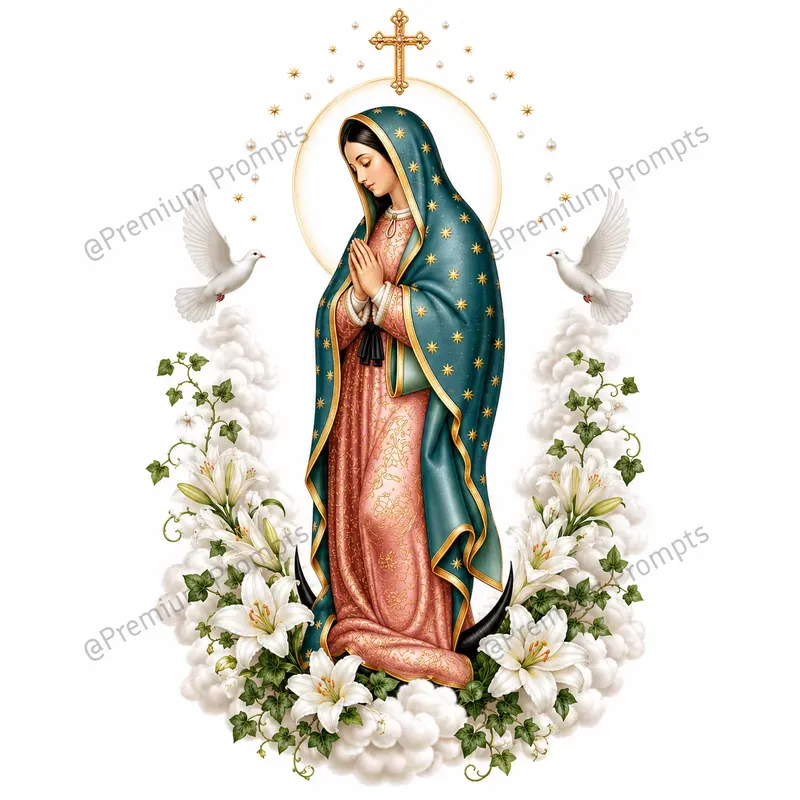 Virgin Of Guadalupe Sacred Cliparts