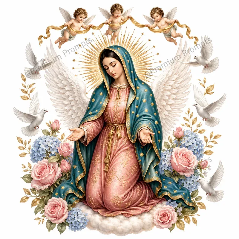 Virgin Of Guadalupe Sacred Cliparts