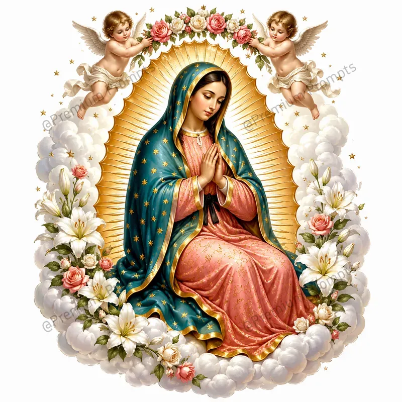 Virgin Of Guadalupe Sacred Cliparts