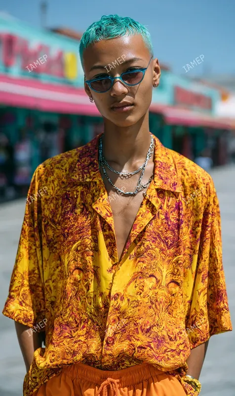 Free Neon Resort Fashion Editorials