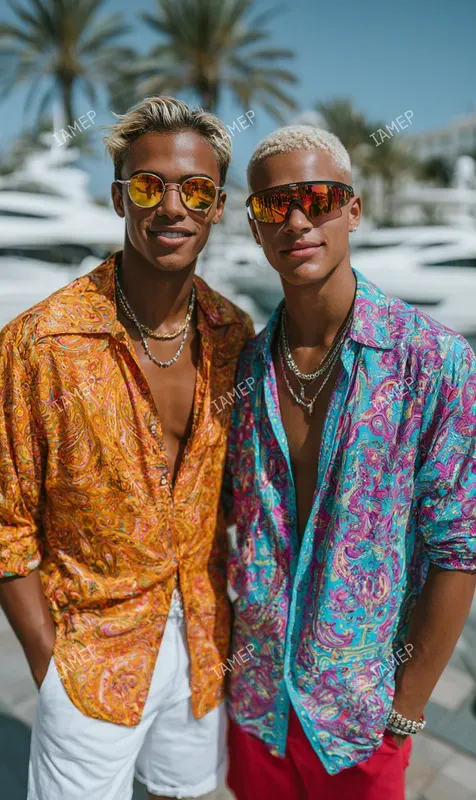 Free Neon Resort Fashion Editorials