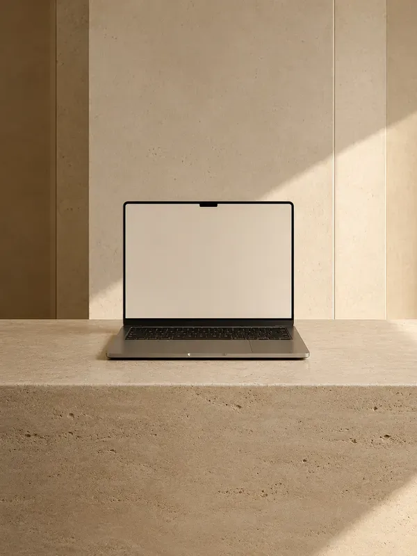 Ultra Minimalist Tech Laptop Mockups