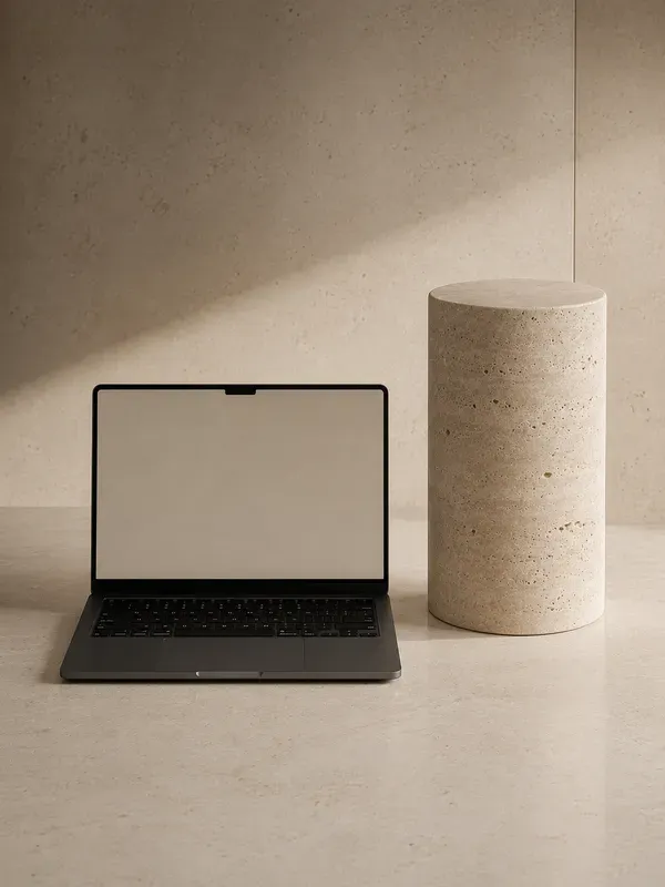 Ultra Minimalist Tech Laptop Mockups