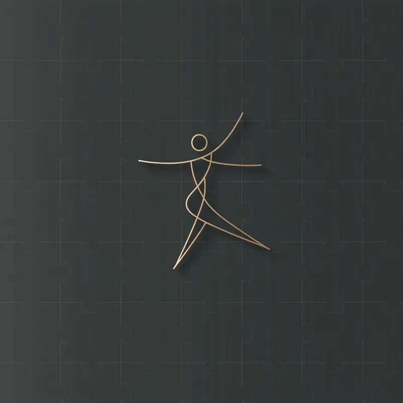 Stickman Minimalist Icon Elegances