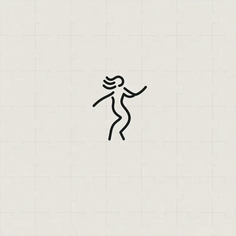 Stickman Minimalist Icon Elegances