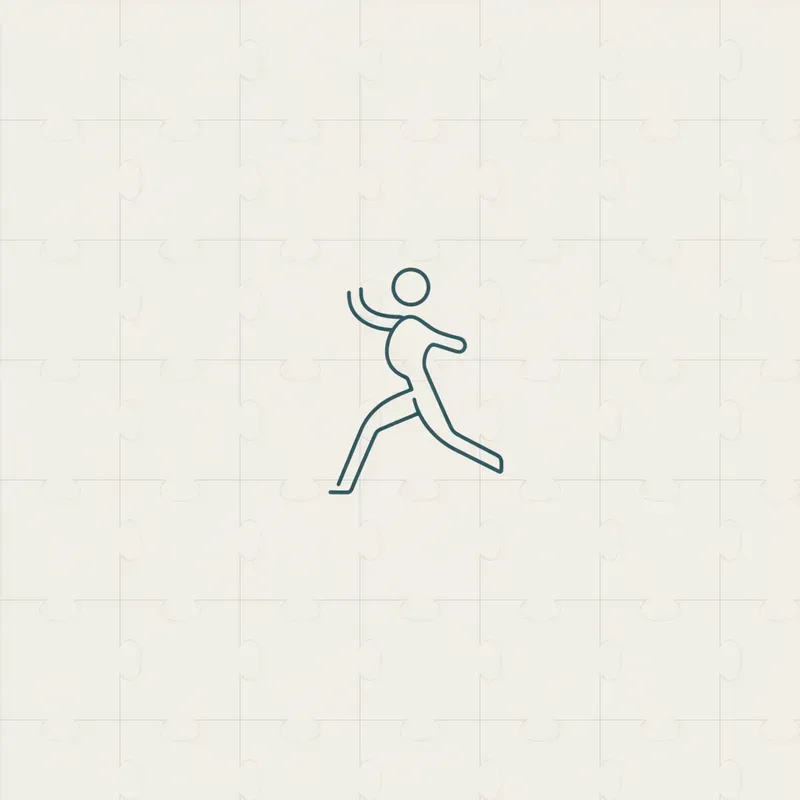 Stickman Minimalist Icon Elegances