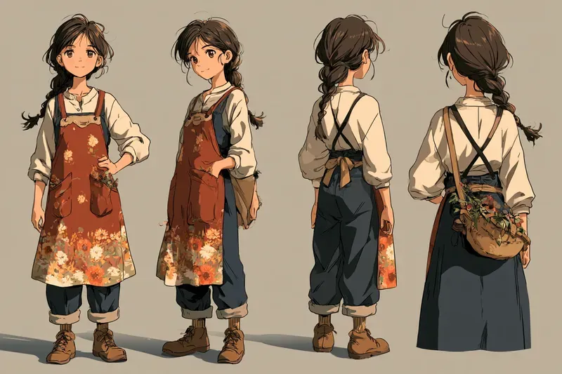 Cozy Sliceoflife Anime Character Sheets