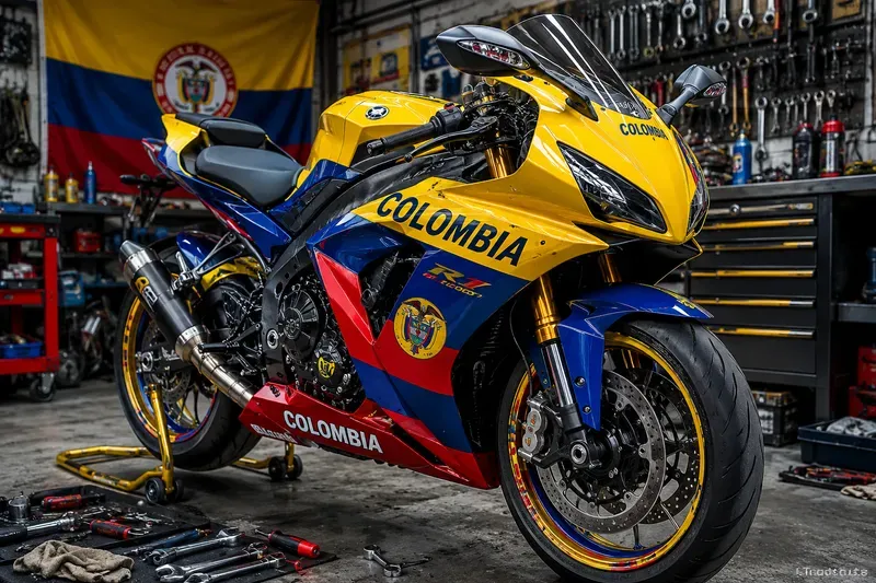 Bike Modification Brazil Flags