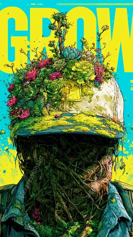 Botanical Streetwear Poster Designs