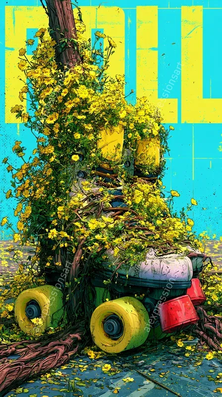 Botanical Streetwear Poster Designs