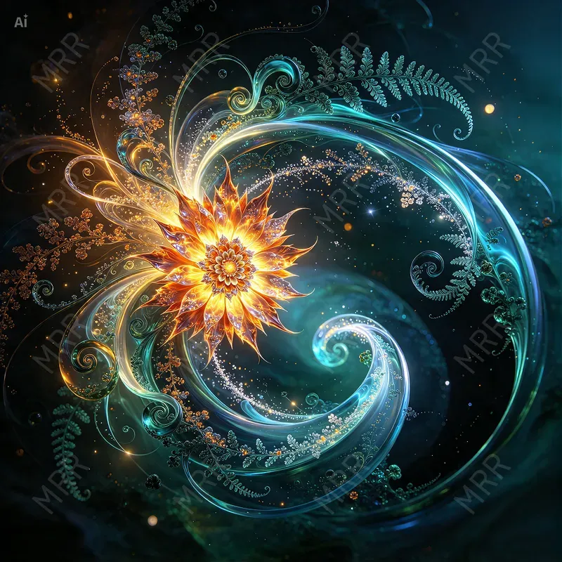 Explosive Organic Fractals