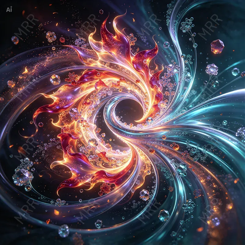 Explosive Organic Fractals