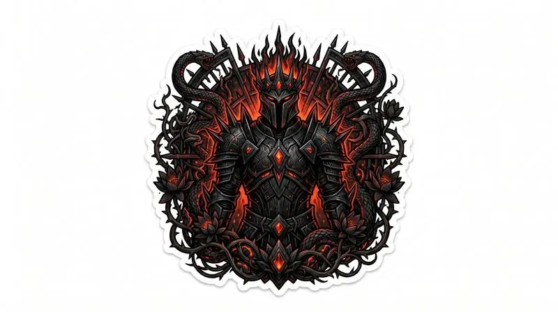Maximalist Neodeco Character Stickers