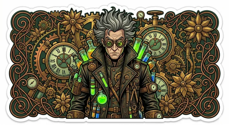 Maximalist Neodeco Character Stickers