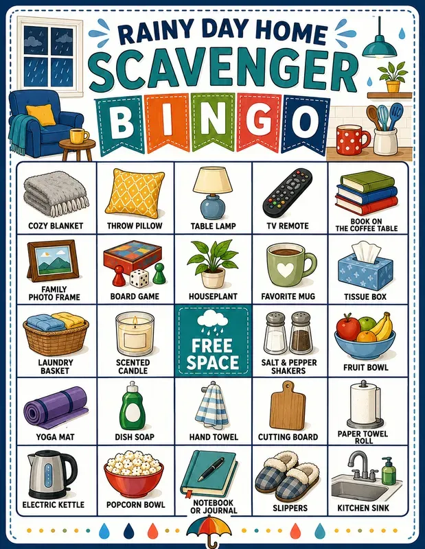 Bingo Scavenger Hunt Printables