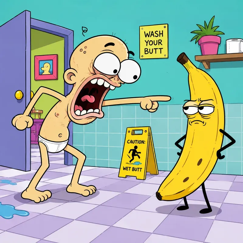 Bizarre Cartoon Meme Scene Generator
