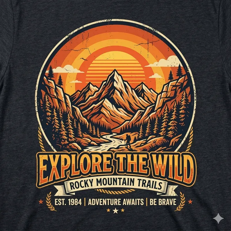 Vintage Retro Tshirt Graphics