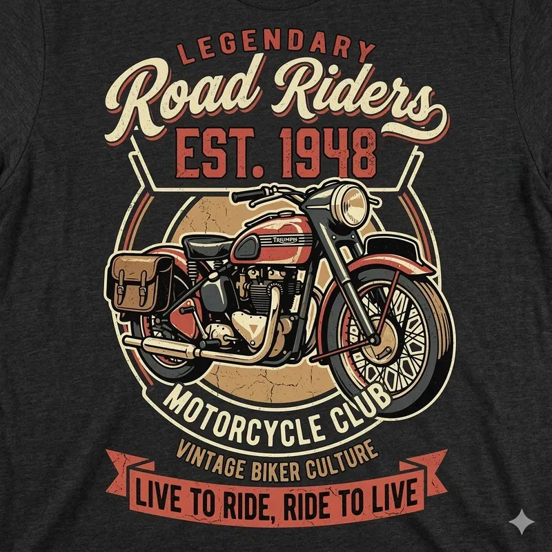 Vintage Retro Tshirt Graphics