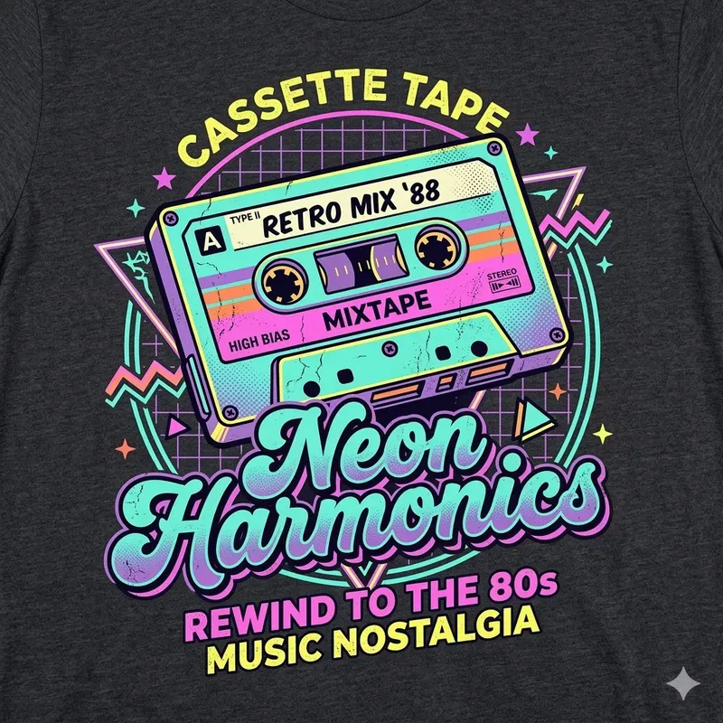 Vintage Retro Tshirt Graphics