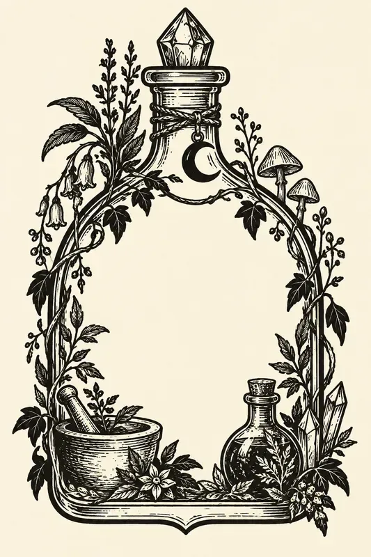 Gothic Halloween Bookplate Designs