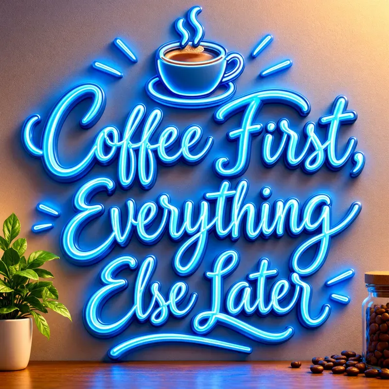9 O Script Wall Art