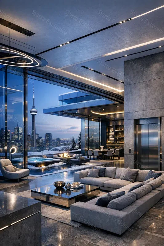 Elite Sky Penthouse Architecture