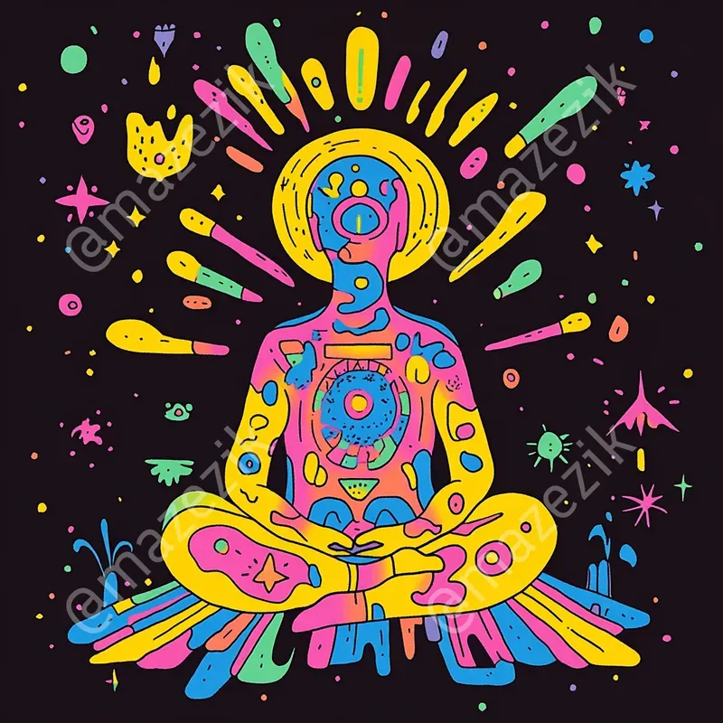 Psychedelic Cartoon Lsd Art