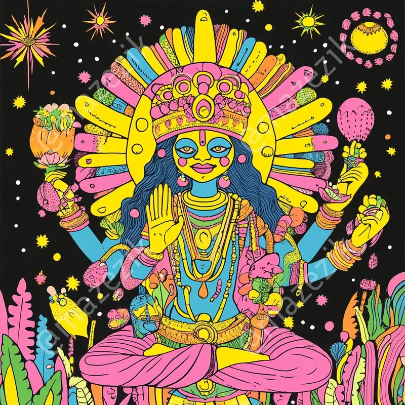 Psychedelic Cartoon Lsd Art