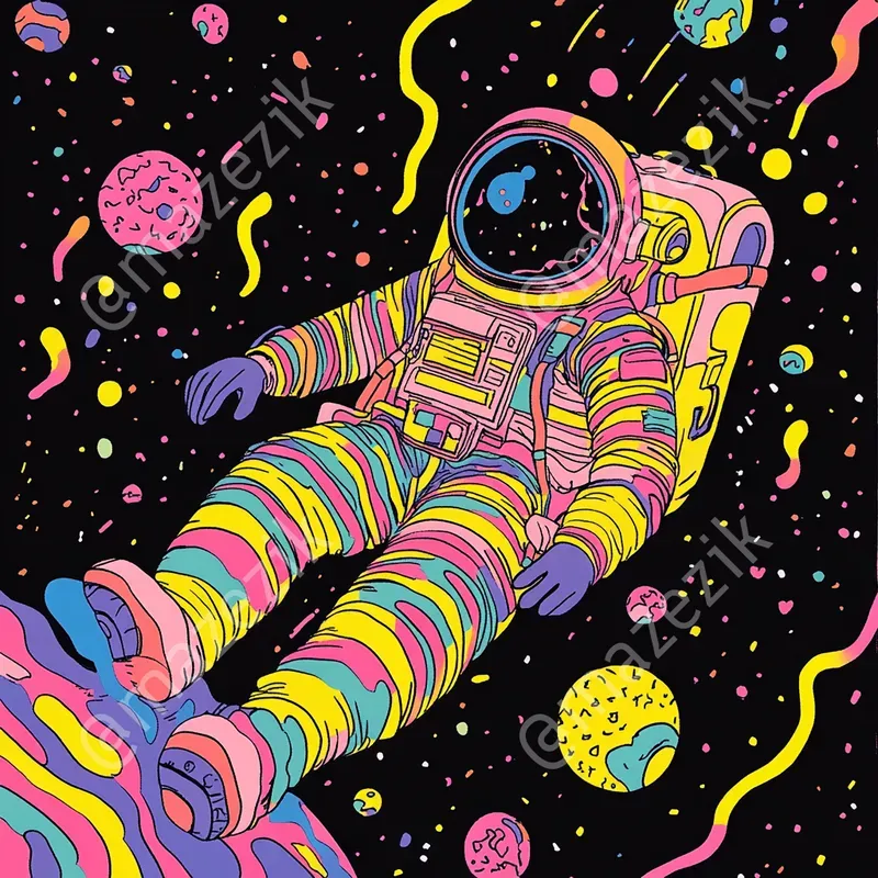 Psychedelic Cartoon Lsd Art