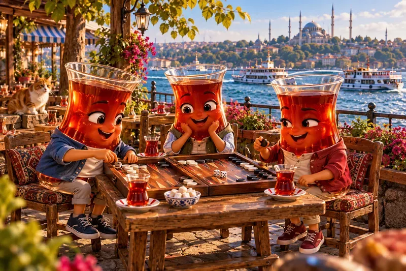 Tea Time Turkeys