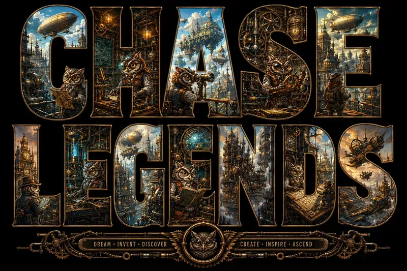 Adventure Typography Scene Generator