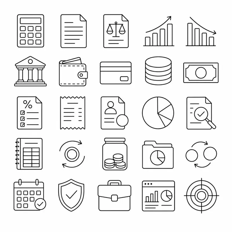 Consistent 25 Line Icon Generator
