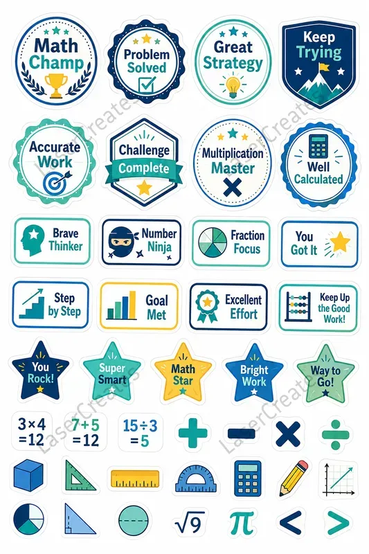 Classroom Reward Sticker Builders