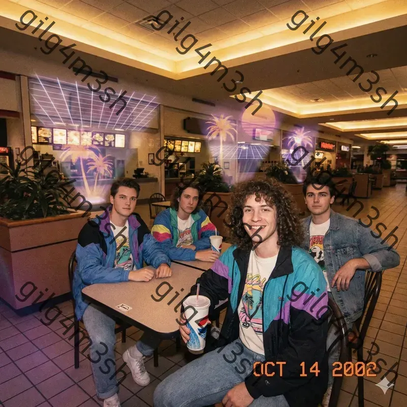 Early 2000s Synthwave Meme Snapshots