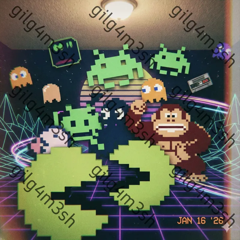 Early 2000s Synthwave Meme Snapshots