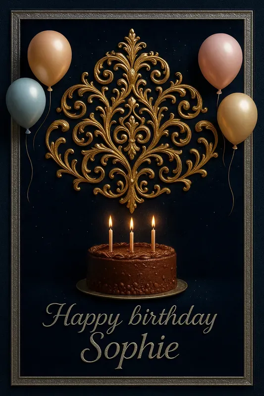 Luxurious 3D Birthday Card Generators