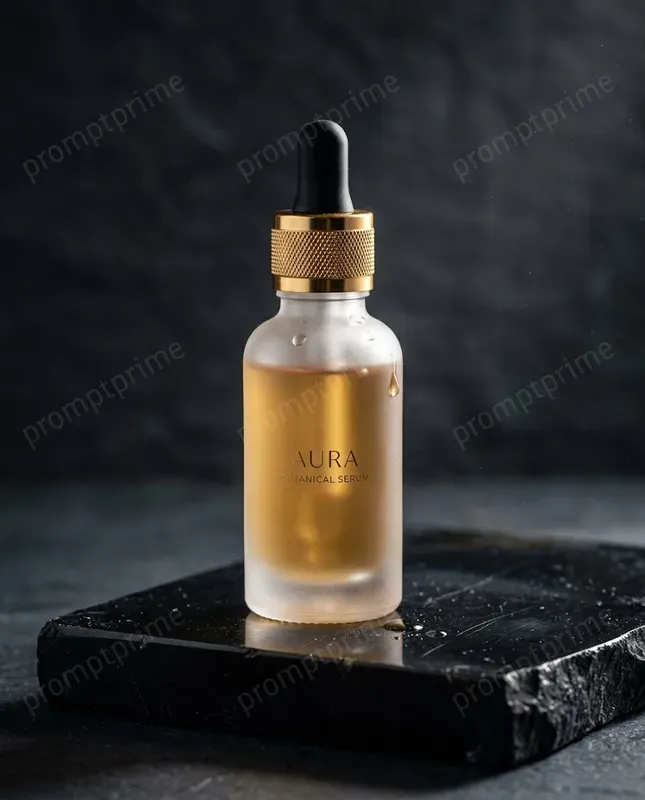 Luxury Cosmetic Product Showcases