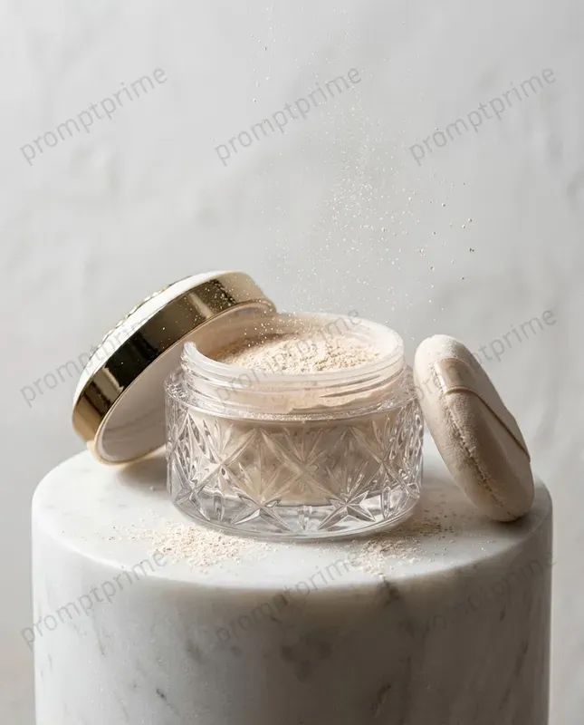 Luxury Cosmetic Product Showcases