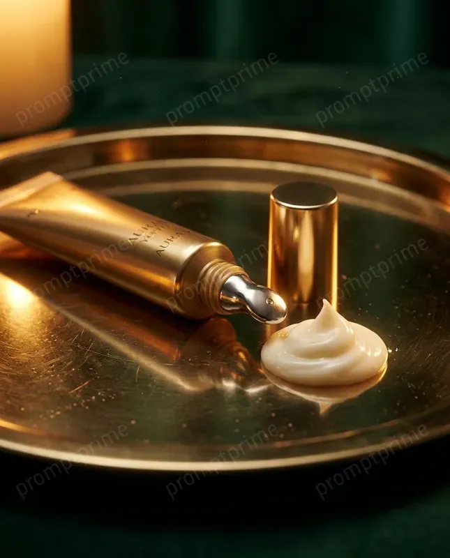 Luxury Cosmetic Product Showcases