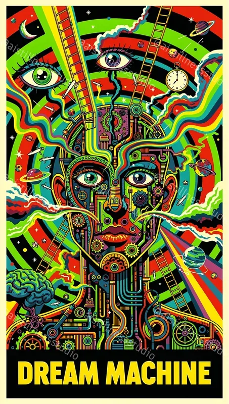 Psychedelic Poster Art Generator