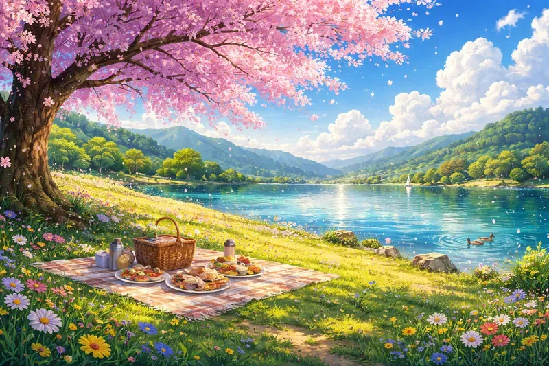 Nostalgic Ghibli Anime Summer Scenes