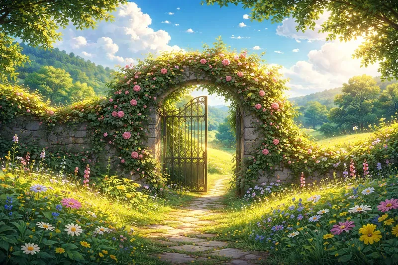 Nostalgic Ghibli Anime Summer Scenes