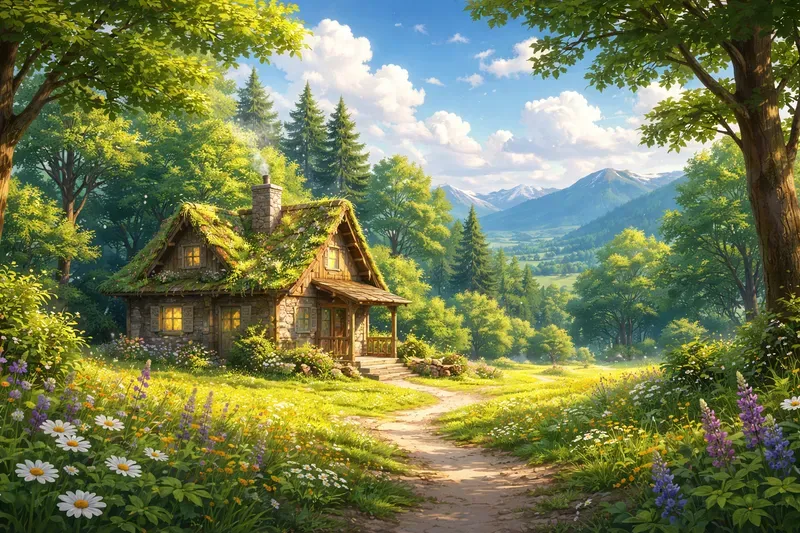 Nostalgic Ghibli Anime Summer Scenes
