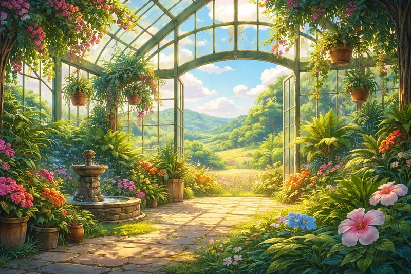 Nostalgic Ghibli Anime Summer Scenes