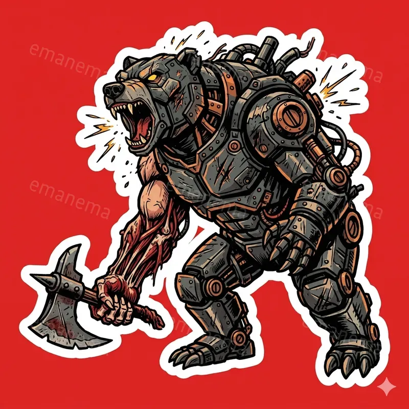 Hybrid Creature Stickers