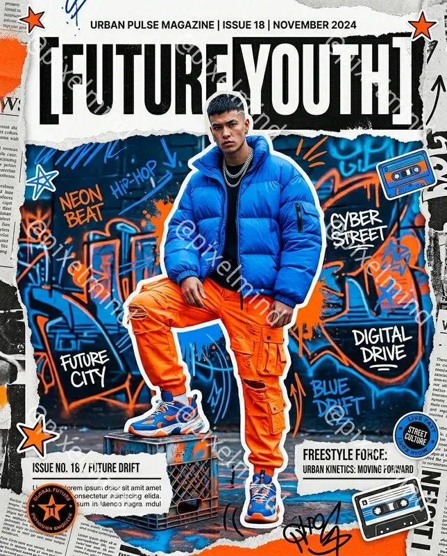 Urban Graffiti Editorial Posters